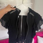 Selfie Leslie Oakland High Neck Ruffle Detail Top Photo 2