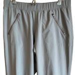 Athleta ‎ Light Grey Aspire Ankle Adjustable Jogger Sz 6 Tall Photo 3