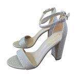 Sam Edelman  Sandals Womens Size 9 Gold Ankle Strap Glittery Heels Photo 0