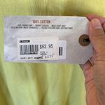 NWT Oh My Gauze! Womens Tunic S/M Light Yellow Ruched Sleeve Boho Hippie Photo 4