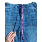 Veronica Beard  CROSBIE Crop Wide Leg High Rise Button Fly Jeans Sz 26 Juno Wash Photo 8