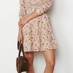 Ba&sh  Belle Floral Nude Peasant Dress Photo 0