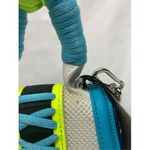 Steve Madden  Bdorra Mini‎ Purse Top Handle Turquoise Blue White Yellow Crossbody Photo 4