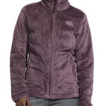 The North Face Midnight Mauve  Osito Silken Raschel Fleece Stand Collar Long Sleeve Zip Front Jacket size small  Photo 0