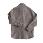 Banana Republic  Wool Shirt Utility Jacket XS Tan Oversized Shacket Minimalist Photo 5