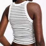 Abercrombie & Fitch AF A&F White/Black Tank Top Photo 1