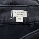 Madewell NEW Petite 9" Mid-Rise Skinny Jeans in Black Sea, 25P Photo 14
