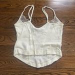 Urban Outfitters Cream colored Lacey corsety tank Photo 1