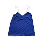 Vintage American Eagle Y2K Bella Swan Babydoll Cami Tank Small Navy Blue Retro Photo 1