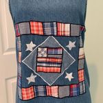 Agapo Collection Americana Midwestern School Teacher Denim Dress Top Jacket S Blue Photo 3