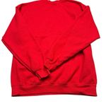 Gildan Red Believe Bold Cursive Sweatshirt Photo 1