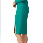 Donna Morgan  Green One Shoulder Sheath Dress Photo 1