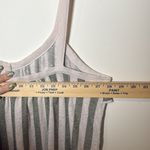 Old Navy Womens Linen Blend Stripped Ruffle Front Tank Top Beach Summer Lounge M Photo 8