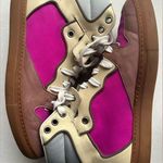Balenciaga  High Top Color Block Sneakers Size Purple/Brown 38/8 EUC Photo 0