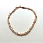 Puka Shell Necklace White Light Pink Surfer VSCO Hawaiian Seashell Beaded Photo 1