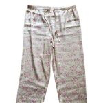 Oscar de la Renta Pink Label Pajamas Cream Rose Floral Tank Pants Set Size Small Photo 7