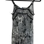 Apt. 9  Intimates Y2K Whimsigoth Paisley Babydoll Split Front Cami Tank - Size L Photo 1