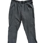 Betabrand  Dress Yoga Pants Classic Cut Size Medium Petite Black White Photo 0