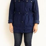 MICHAEL Michael Kors Size Small Navy Blue Utility Jacket. Photo 0