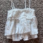Sky to Moon White Babydoll Tank Photo 1