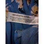 Band of Gypsies Jumpsuit Size M Strapless Floral Blue Pockets Boho Festival NEW Photo 11