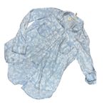 Liverpool  White Cloud Button Down High Low Long Sleeve Small Shirt Photo 4