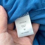 Vintage Mesh Top ruched wrap fitted womens Blue (medium) y2k going out party Photo 5