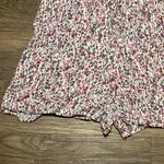 Francesca's Francesca’s Mi Ami Floral Short Sleeve Short Romper Purple Pink White Size Large Photo 6