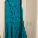 K jordan 100% cotton turquoise skirt with gem detail size M Size M Photo 5
