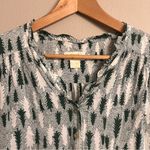 Anthropologie ANTHRO | MAEVE Marisol Pine Tree Blouse Photo 7