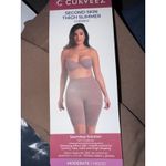 Brand New Curveez Women's Size Medium Chocolate Brown Second Skin Thigh Slimmer Photo 7
