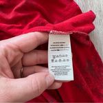 Free People red floral boho bell sleeve top Photo 4