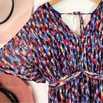 House of Harlow REVOLVE 1960 Junia Maxi Dress in Blue Multi SIZE SMALL open back Photo 3