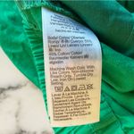 NWT JCrew Linen Cotton Blend Drawstring Pants Kelly Green 16 🪡 Seam Needs Repair Photo 4