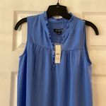 J.Crew LILIAC Sleeveless Ruffled Blouse size XXS length 24” bust 32” brand new Photo 4