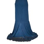 City Triangles  Vintage Prom Dress Evening Gown Black Sparkly Mesh Womens Medium Photo 7