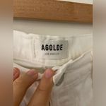 AGOLDE RILEY Crop High Rise Straight Size 30 white color Photo 1