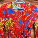Farm Rio  Magic Forest Mini Red Toucan Tropical Cotton Dress extra small Photo 1