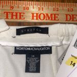 Norton Mcnaughton  long Cream Skirt NWT with back slit woman’s size 14 Photo 5