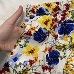 Banana Republic White Floral Mini Skirt Photo 4