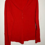 Zyia  active red waffle knit‎ top long sleeve size XL Photo 0