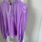 Generation Love Primrose Hoodie Lilac Crushed Velvet Size Small Photo 3