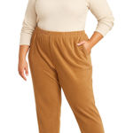 Lands' End Lands’ End XL (18) Tan/Mustard Stretch Corduroy Pants – Soft Pull-On Style Photo 0