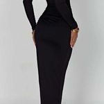 Babyboo NWT Black Raye Longsleeve Maxi Dress Size Small Photo 1