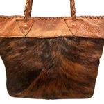 Lindalee Leather and Cow Hair Shoulder Bag/Tote Photo 4