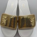 Michael Kors Logo Glitter Sandals Photo 1