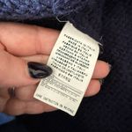 SISLEY PARIS Navy Blue Mohair Blend Cape Photo 6