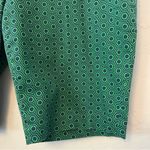 Laundry by Shelli Segal green and navy geometric print Bermuda shorts size 14 Photo 10