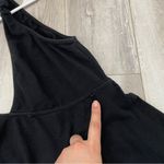 Free People  Beach Cotton Maxi Dress with Slit Black (Medium) Photo 8