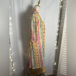 ODDY Yellow and Pink Exotic Swim Coverup Size undefined Photo 1